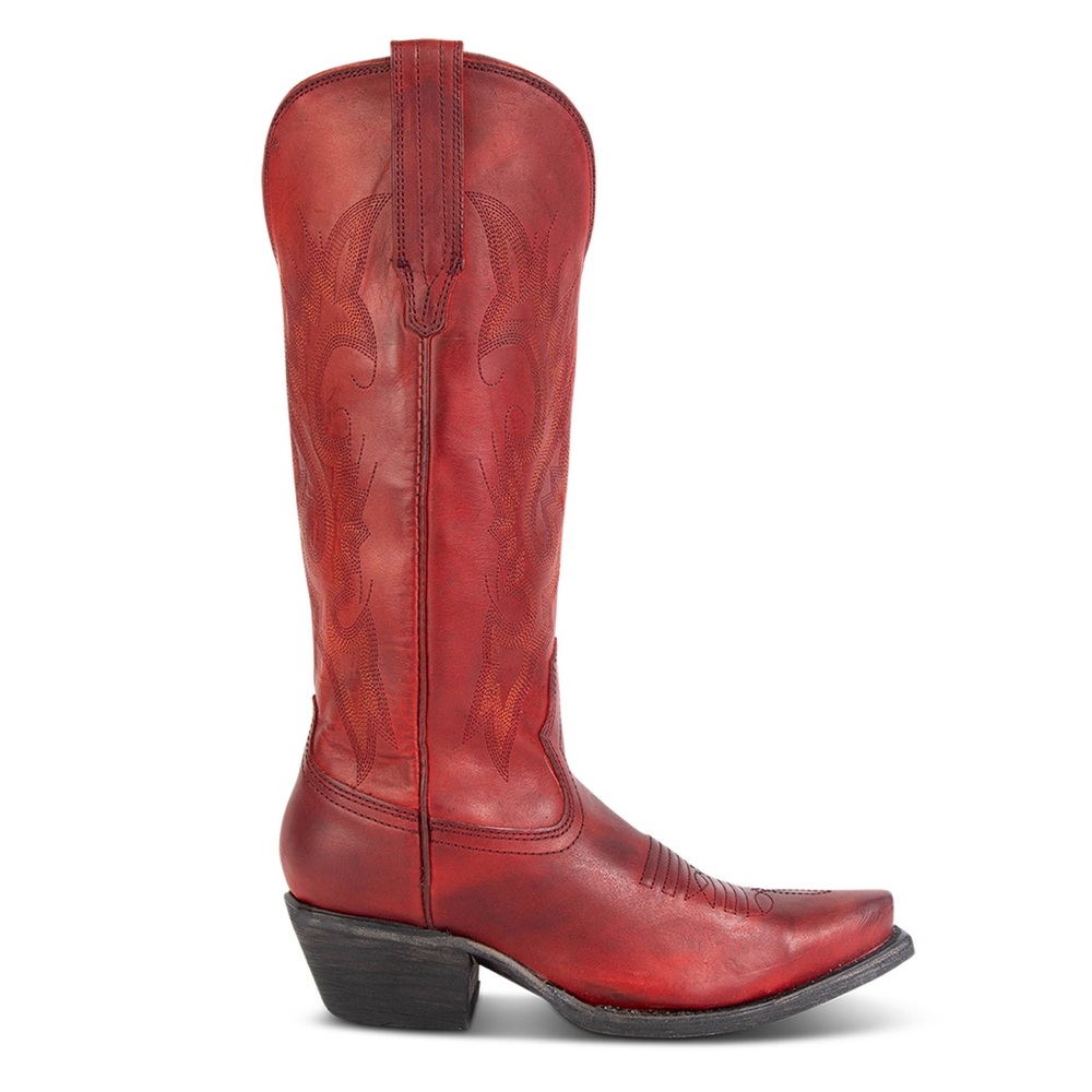 RODEO READY! Freebird Red Heeled Boots Classic Western Design (NEVER WORN) - Picture 8 of 13